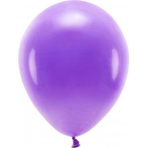 Einfarbige Luftballons - Eco 30 cm - Lila - 10er-Pack